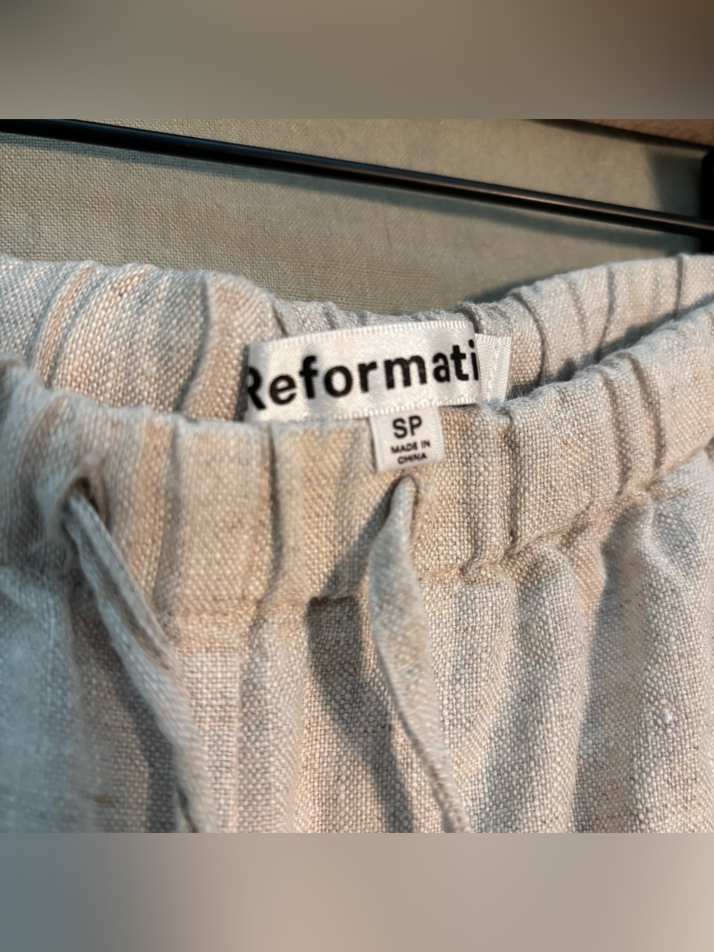Reformation Olina Linen Pant - Picture 2 of 4